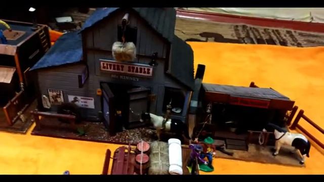 Макет городка Дикого Запад