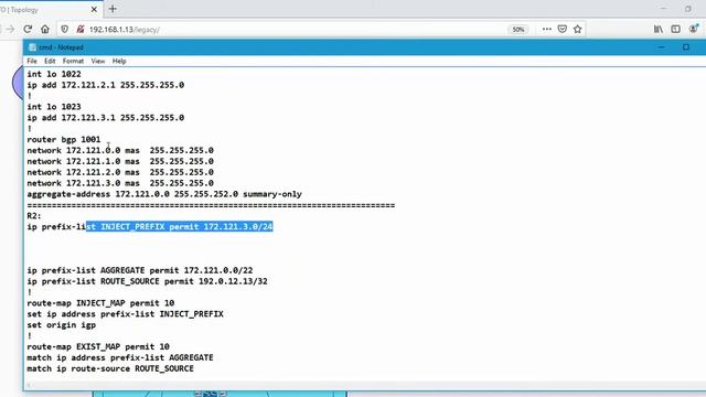 05-BGP:: part 45 - BGP Conditional Route Injection смотреть онлайн