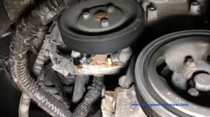 Замена помпы Citroen DS3, двигатель EP6