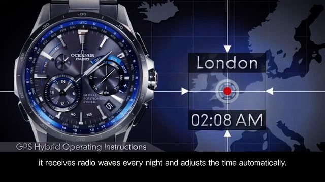 CASIO OCEANUS OCW G1000 Operation Guide
