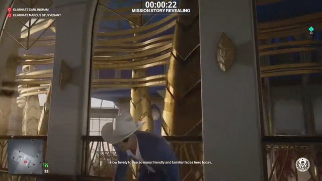 HITMAN 3 Speedrun - Dubai - On Top Of The World - SASO - Professional - (0:32)