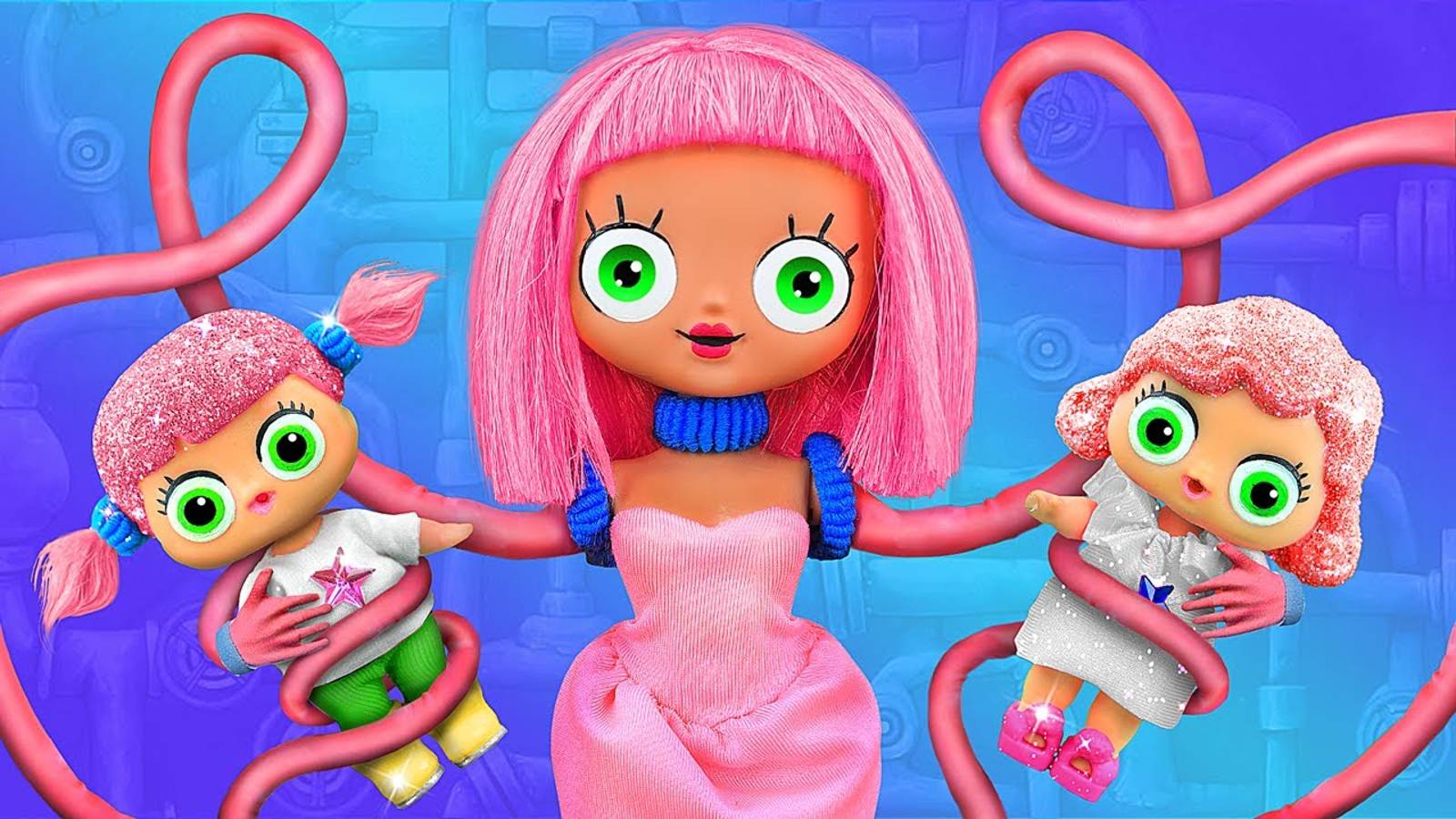 Мама длинные ноги - 10 идей для кукол ЛОЛ смотреть онлайн