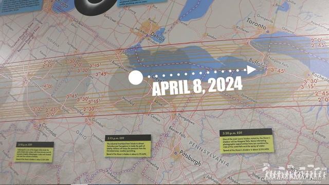 District Spotlight - 2024 New Total Solar Eclipse Map! смотреть онлайн
