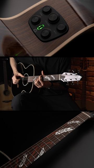 Трансакустическая гитара Covenant Focus Black XTE с эффектами Delay и Reverb