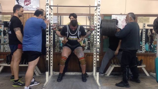 380 kg 2 Rep SQUAT RAW training. body weight 110 kg смотреть онлайн