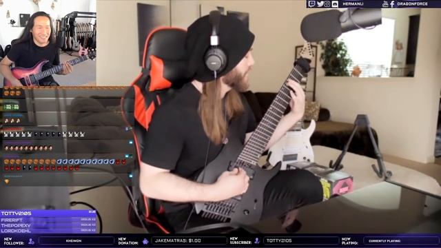 Herman Li of DragonForce & Lucas Mann of Rings of Saturn Shred & Solo Over Seized and Devoured LIVE смотреть онлайн