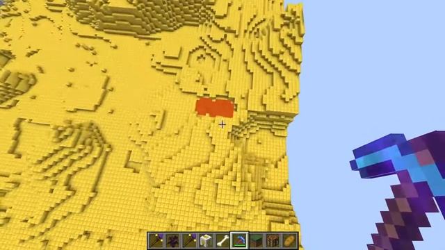 Делаю мир из золота в Minecraft смотреть онлайн