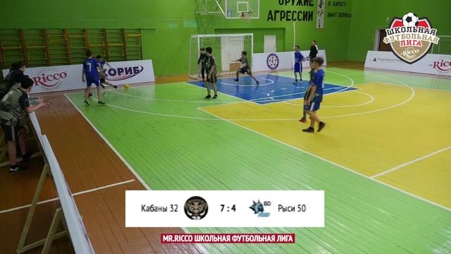 Школьная Футбольная Лига 2019. Полный матч: Кабаны 32 - Рыси 50 смотреть онлайн