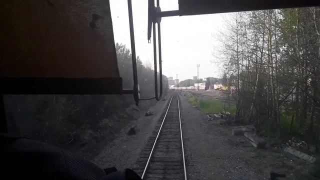 Поездка в тепловозе ТЭП70 | ст. Сыктывкар смотреть онлайн