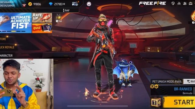 Global Top 1th 12,000 Badges Tera Ghar jaega 2.7lakhs Diamonds RIP Garena Free Fire смотреть онлайн