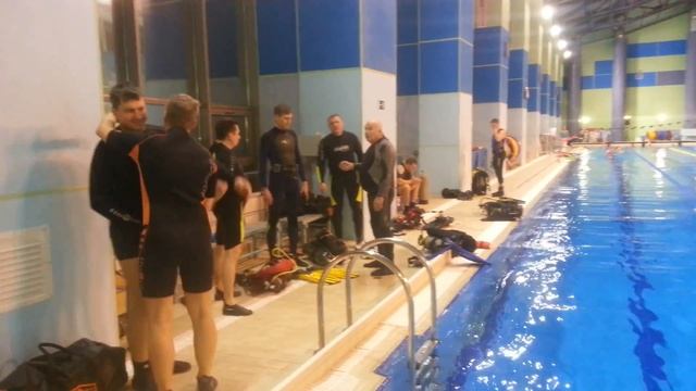 2.02.2017. Pro Diving Club. Занятия в бассейне. смотреть онлайн
