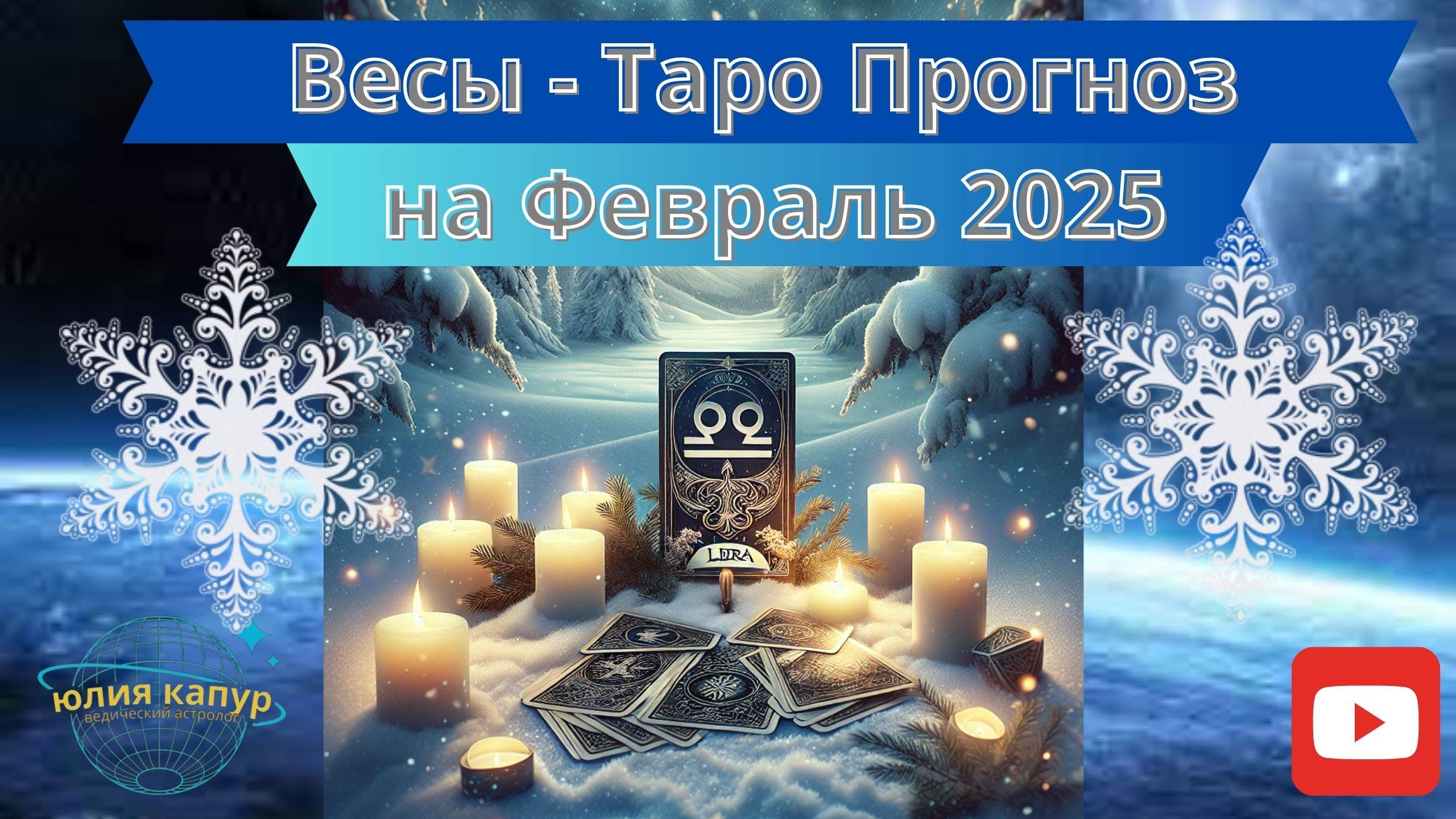 ВЕСЫ ♎ - ТАРО ПРОГНОЗ НА ФЕВРАЛЬ 2025 от Юлии Капур смотреть онлайн