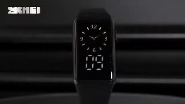 Skmei 1972 Digital Watch  Led Light Electronic  Sport Bracelet Calendar Wristwatch смотреть онлайн