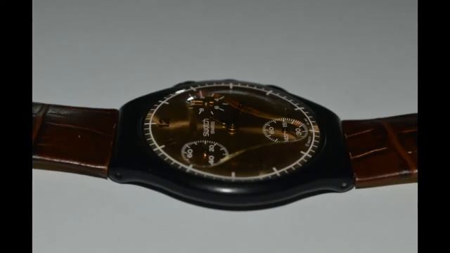 2002 Vintage Swatch SKIN Chrono Watch SUYB102 GOLDENEYE Medium смотреть онлайн