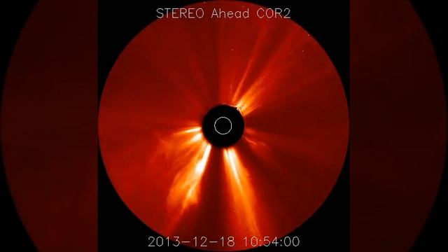 Видео солнечных вспышек за декабрь 2013 года (СТЕРЕО)