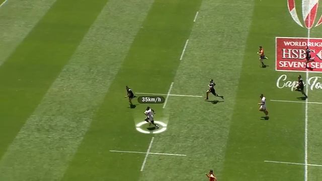 Carlin Isles hits 37 km/h at the Cape Town 7s смотреть онлайн