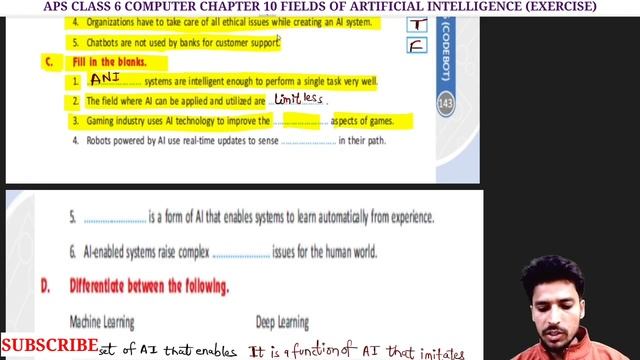 APS class 6 Computer | Chapter 10 | FIELDS OF ARTIFICIAL INTELLIGENCE | IT PLANET | @nksclasses смотреть онлайн