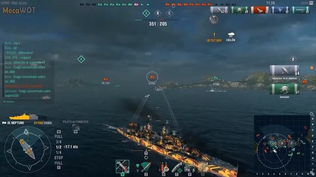 World of WarShips | NEPTUNE | 8 KILLS | 842K Damage - Replay 1080p 60 fps смотреть онлайн