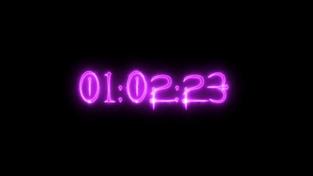 Purple neon vampire timer 2 hours 5 minutes (countdown) смотреть онлайн