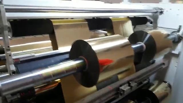 HN1600 Working in a customer's factory in Bulgaria for Hot stamping foil slitting смотреть онлайн