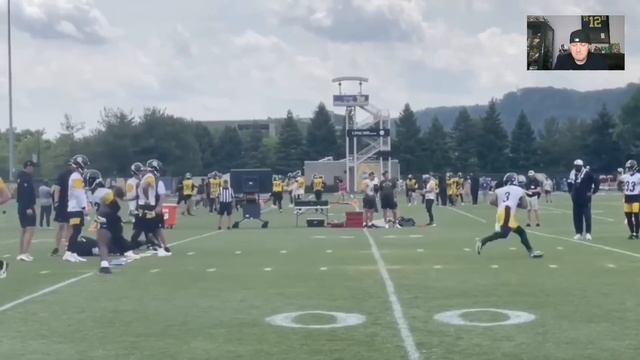 Russell Wilson SLINGING ROCKETS At Pittsburgh Steelers OTAs - The Battle Against JUSTIN FIELDS смотреть онлайн
