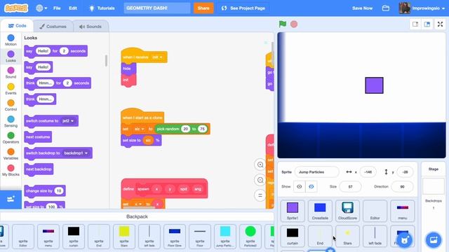 Make FULLY working Geometry Dash in Scratch! AMAZING(read descriptions after) смотреть онлайн