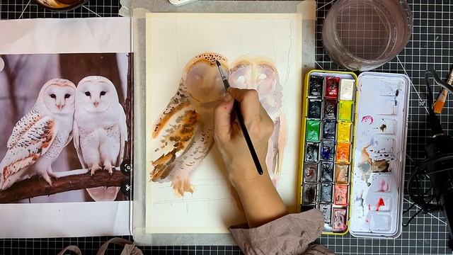 Урок рисования акварелью #иллюстрация #watercolor #aquarelle #акварель #скетч #урокрисования #арт