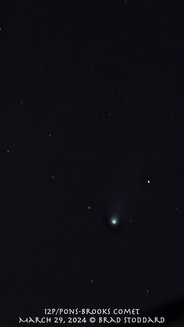 12P/Pons-Brooks Comet - March 29, 2024 - Time-lapse смотреть онлайн