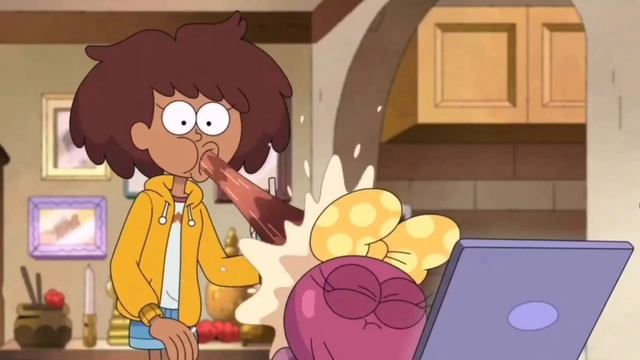 Anne & Polly Watching Darcy Wu In Laptop Screen + Marcy Noooo Meme (Amphibia Meme) смотреть онлайн