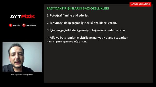 RADYOAKTİVİTE KONU ANLATIMI | AYT FİZİK смотреть онлайн