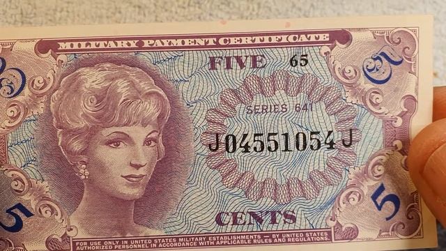 U S Military Payment Certificates 1965 to 1968 смотреть онлайн