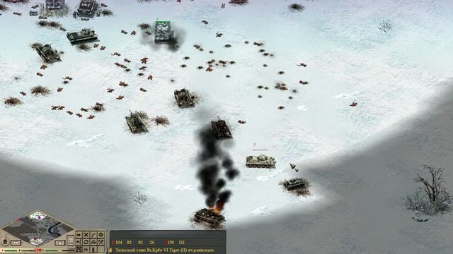 Прохождение Блицкриг: GZM 9 Немецкая кампания #40 503-й тяжелый, CCCР, 7 января 1943 г.