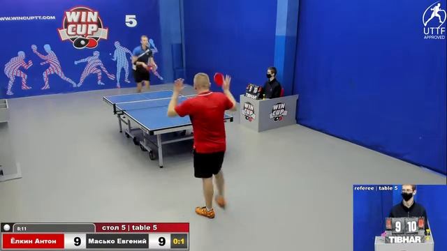 16:30 Ёлкин Антон 1-3 Масько Евгений cтол 5 ЮГ- 3 18.02.22 смотреть онлайн