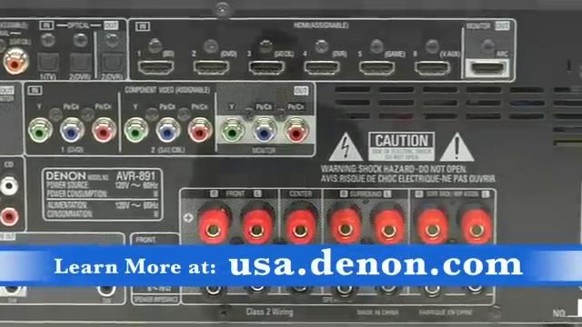 DENON AVR-891 смотреть онлайн