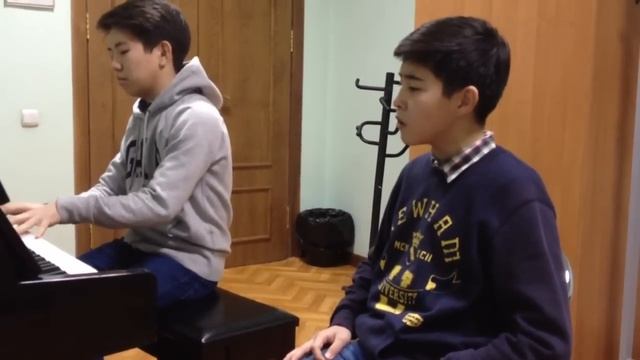 Bruno Mars Just The Way You Are cover by Daniyar Kulumshin and Zhakan Zhaksylikov смотреть онлайн