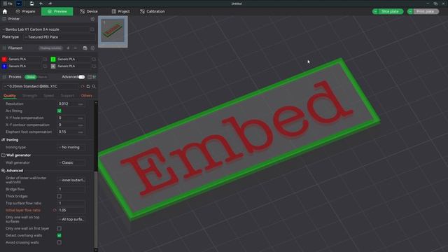 Bambu Studio 1.7.4 - Importing Multiple Objects, Colorizing, Quality смотреть онлайн