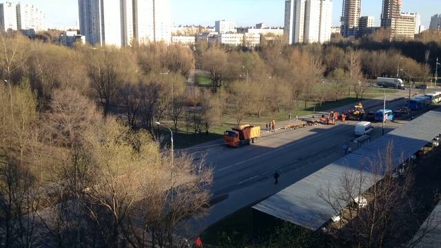 Дорожные работы в Медведково смотреть онлайн