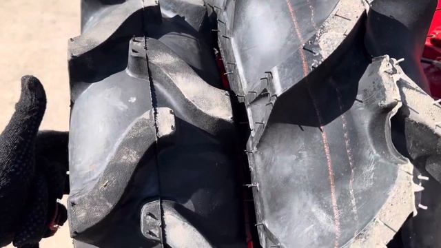 Поставил резину BKT TR171 на мотоблок МТЗ смотреть онлайн
