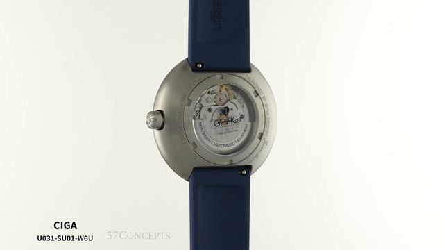 Ciga Design U031-SU01-W6U Blue Planet GPHG • Zegarek Męski