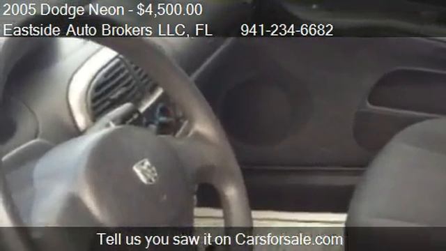 2005 Dodge Neon SXT For Sale In Fort Myers, FL 33916 At East
