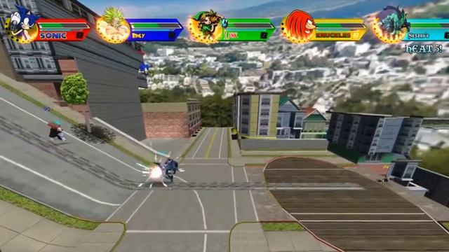 Battle Cross FEVER - City Escape 5-players (Parsec Netplay)