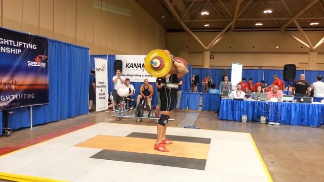111 kg (244.2 lbs) Clean and Jerk 2013 Toronto Weightlifting Championships смотреть онлайн
