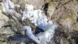 Крым  Водопад Космос   Февраль 2024