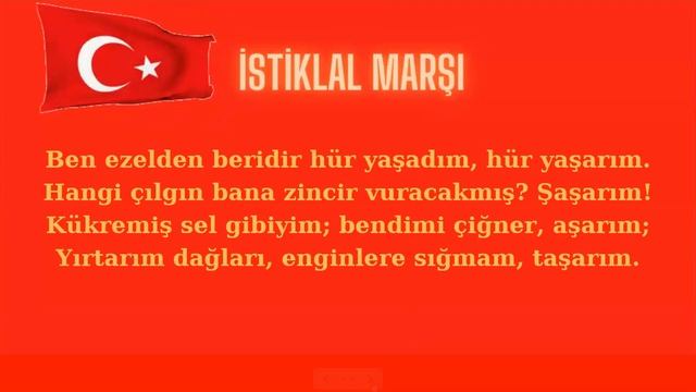 İstiklal Marşı 3. Kıta Okuma Ezberleme 6 TEKRAR смотреть онлайн