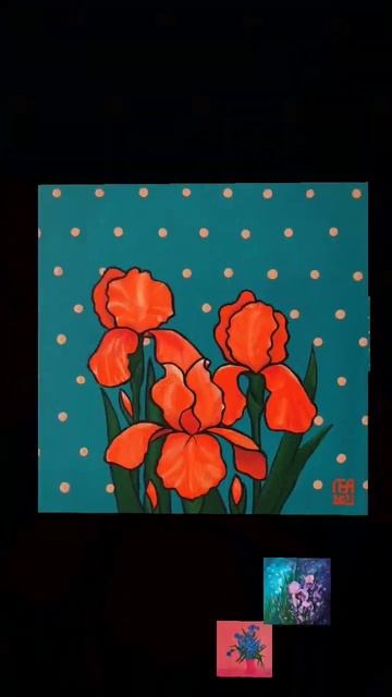 Галерея картин с ирисами, irises art gallery #contemporaryart #abstractart смотреть онлайн