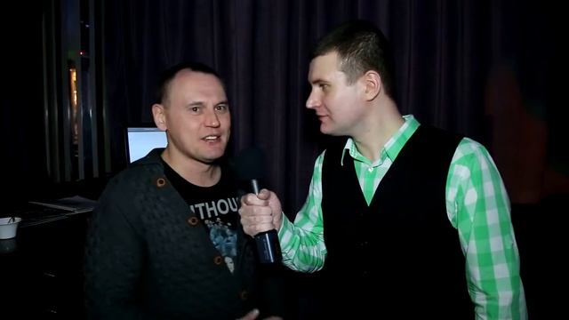 Степан Меньщиков на презентации песни Sangria 