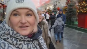 Со Светой гуляем в центре Москвы.Новый год.Ярмарки.Ужин в Гуме,и шопинг в Maag.Куда собираюсь_