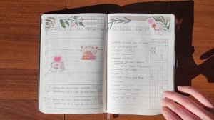 Как я веду свой ЕЖЕДНЕВНИК🏵️Обзор на ЧИТАТЕЛЬСКИЙ дневник🏵️