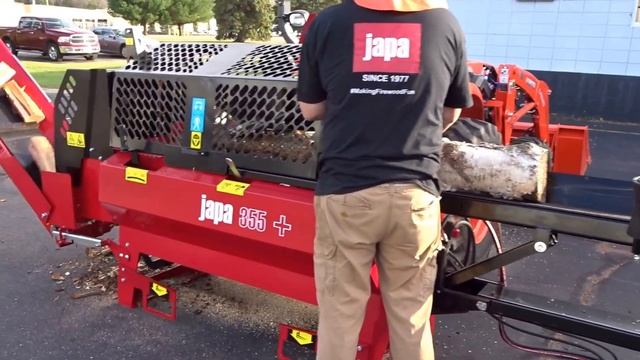 Japa 355 firewood processor quick run смотреть онлайн