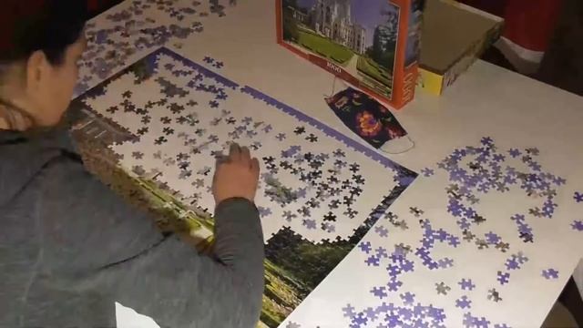 Puzzle Time Lapse Hluboka Castle Castorland 1000 смотреть онлайн